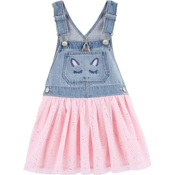 Oshkosh Unicorn Skirtall Sz 4T- Toddler Girl - Picture 3 of 10